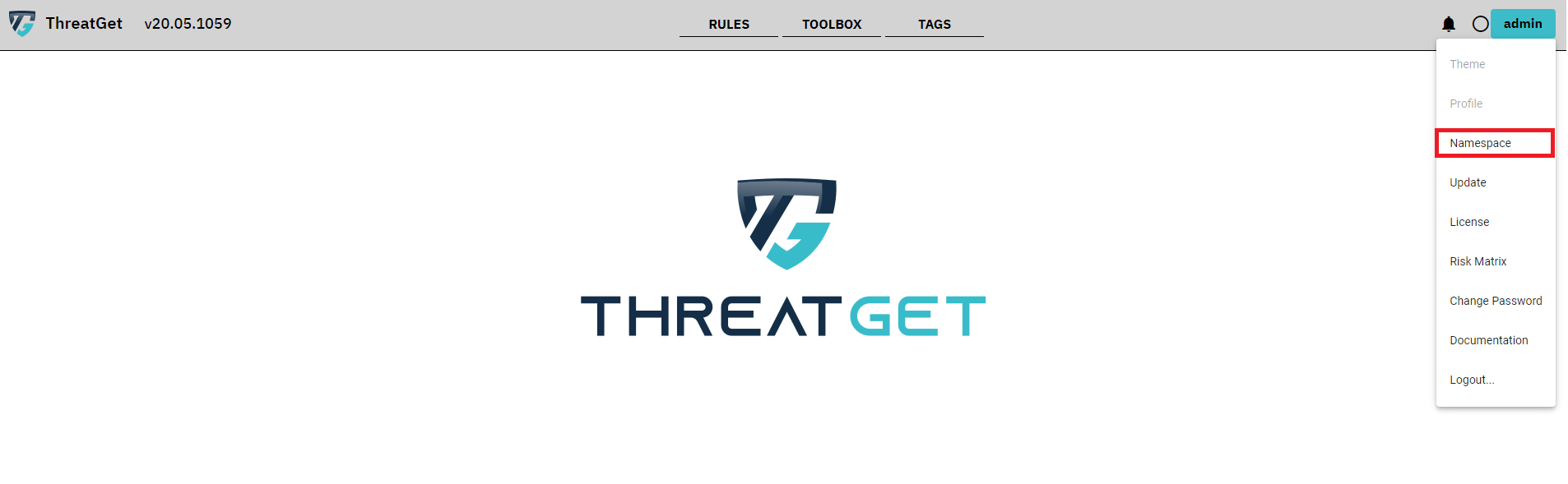 ThreatGet Namespace marked