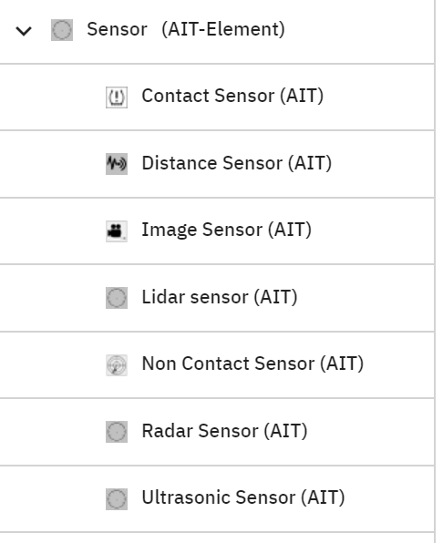 Sensor hirarchie