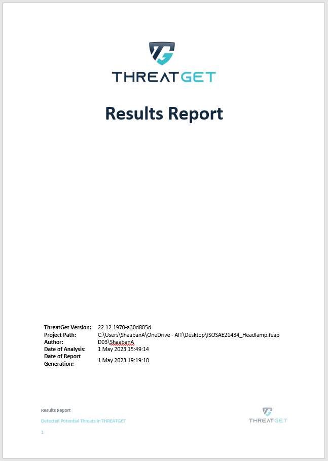 ThretGet report main site