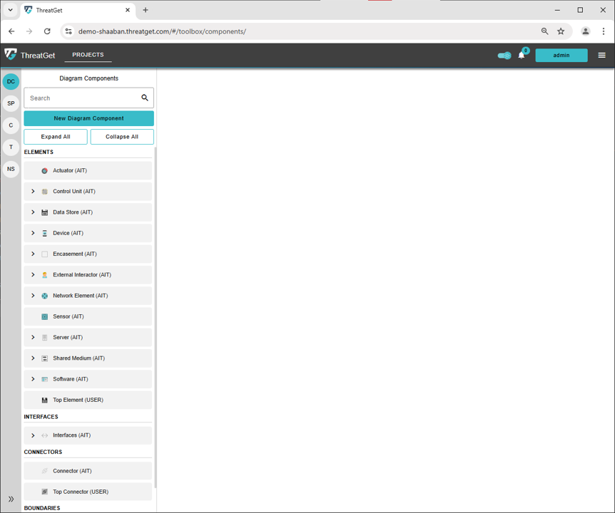 Main toolbox page