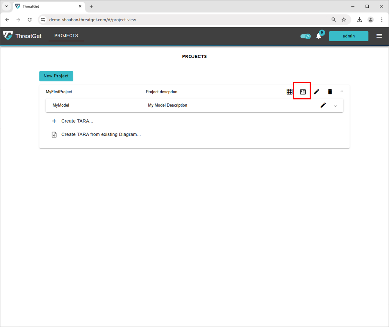 Asset and Damage Scenarios