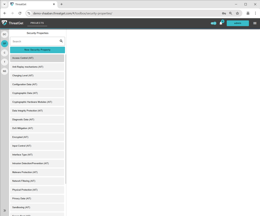 Main Page Security Properties