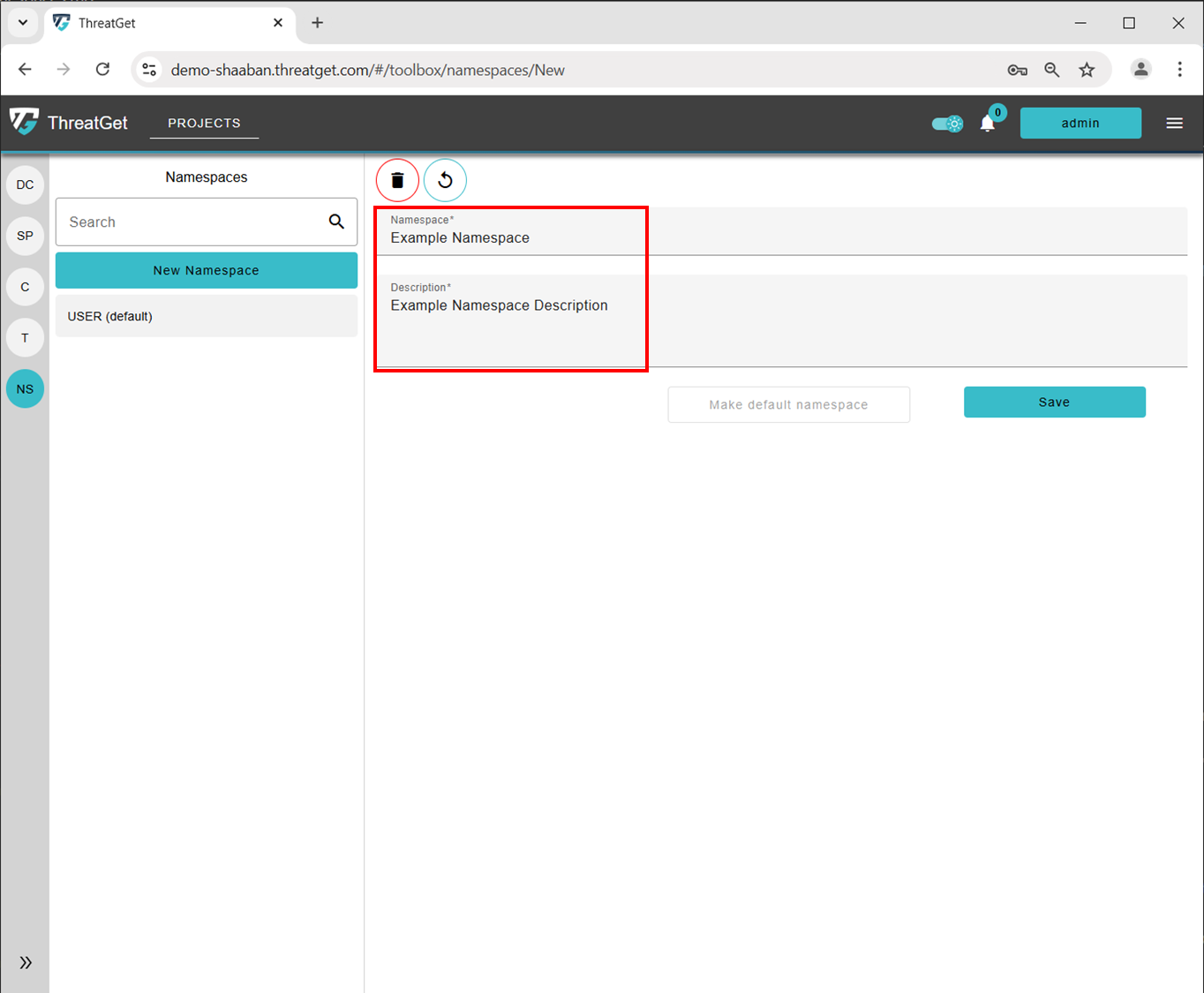Name and Decsriprion of the New NS