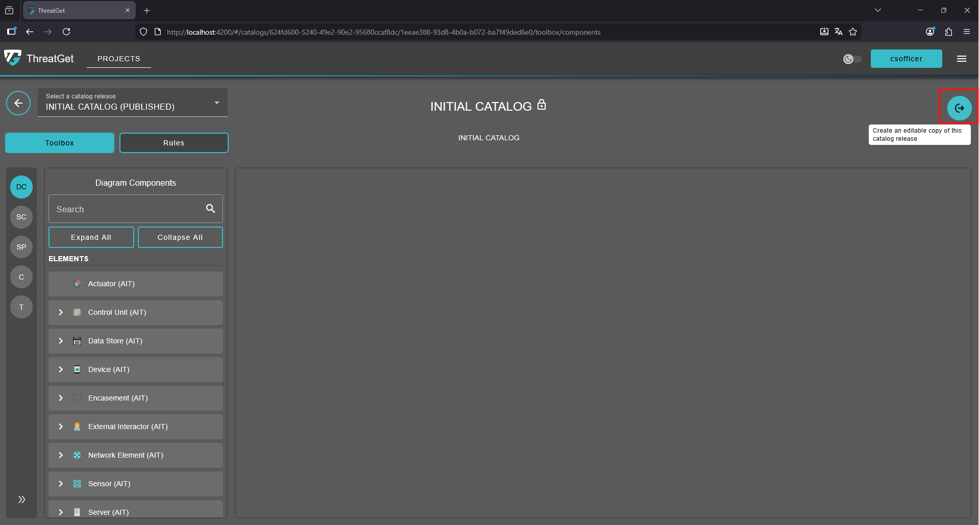 Copy downloaded catalog release