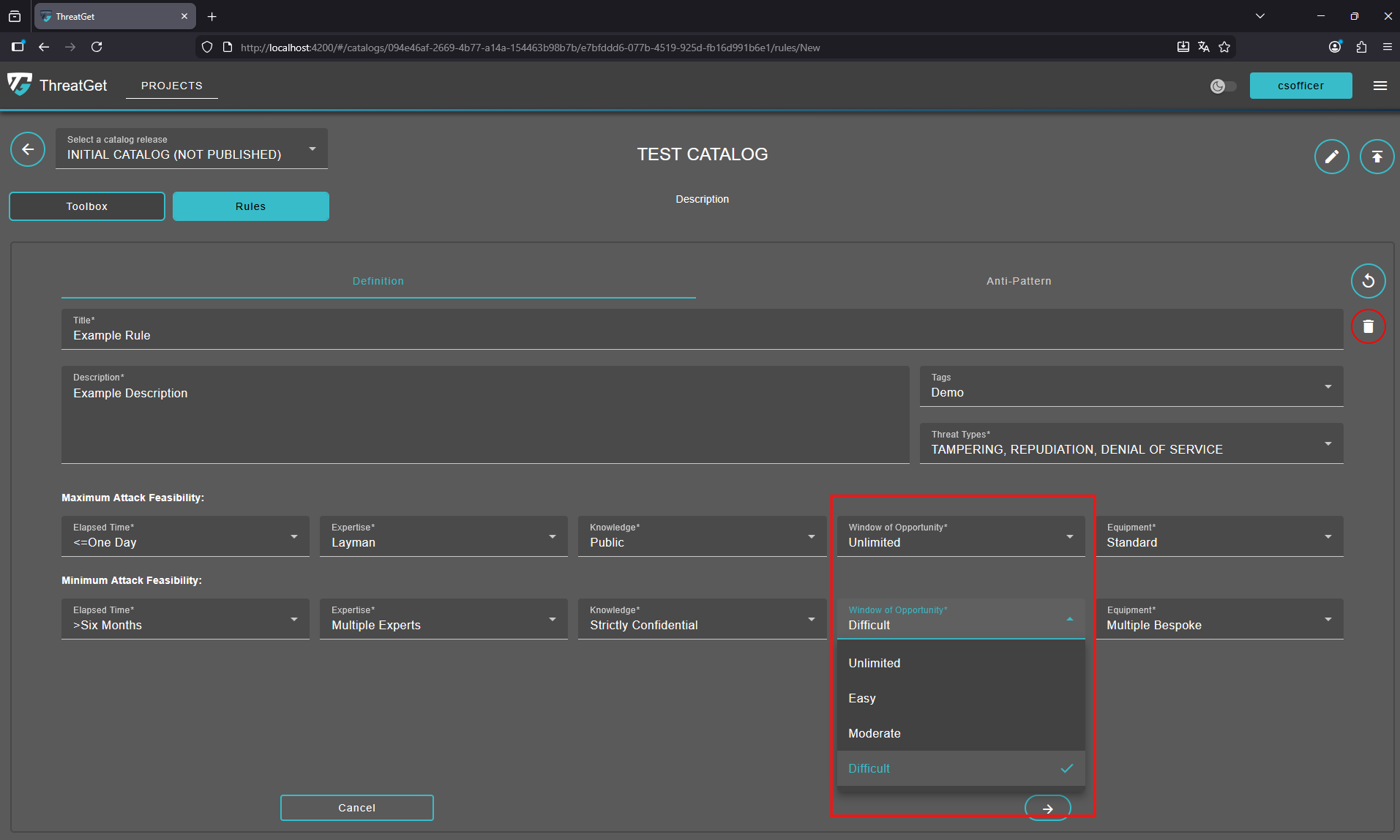 Window of Opportunity