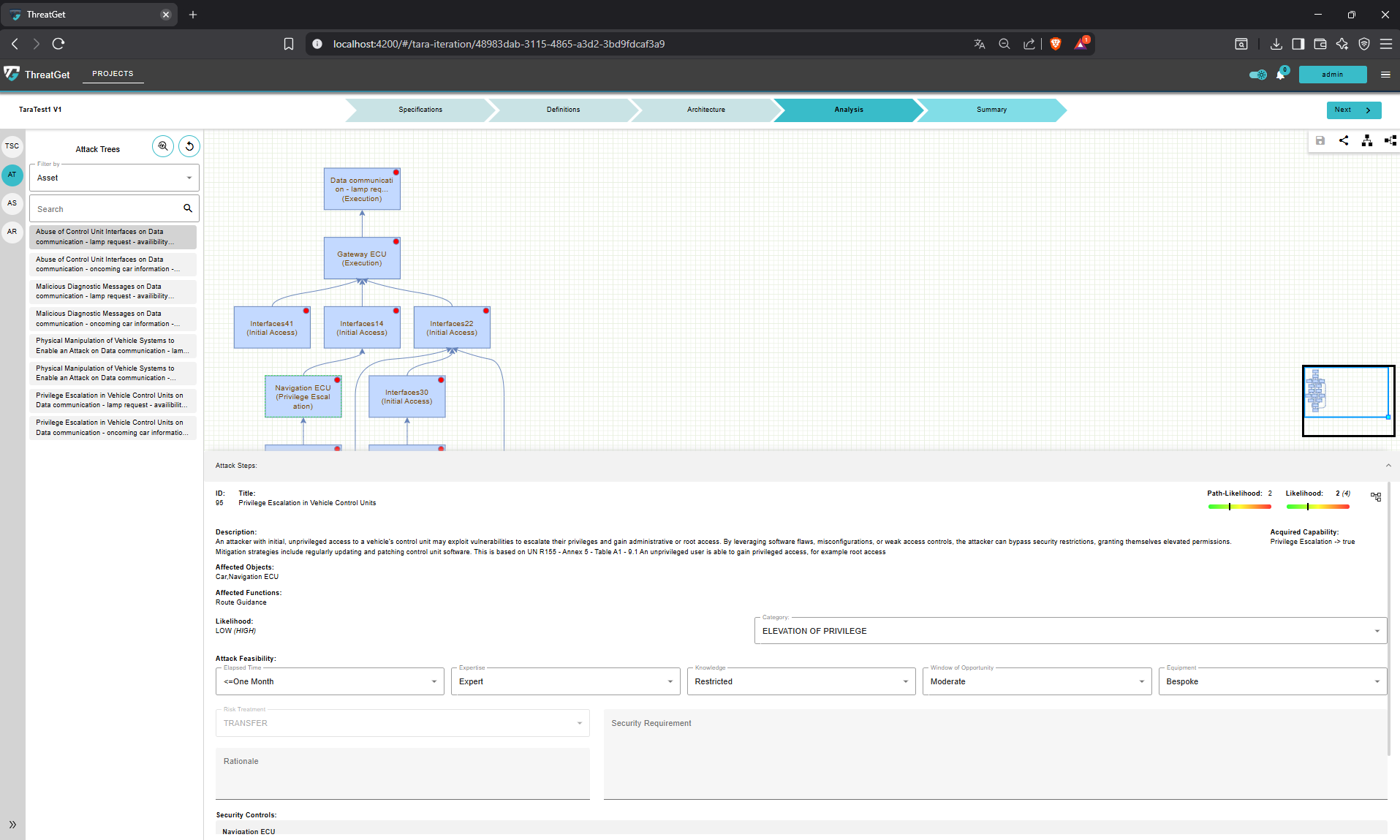 Details for attack step