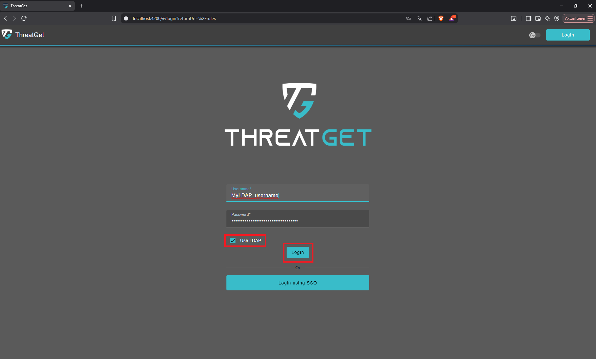 LDAP Login