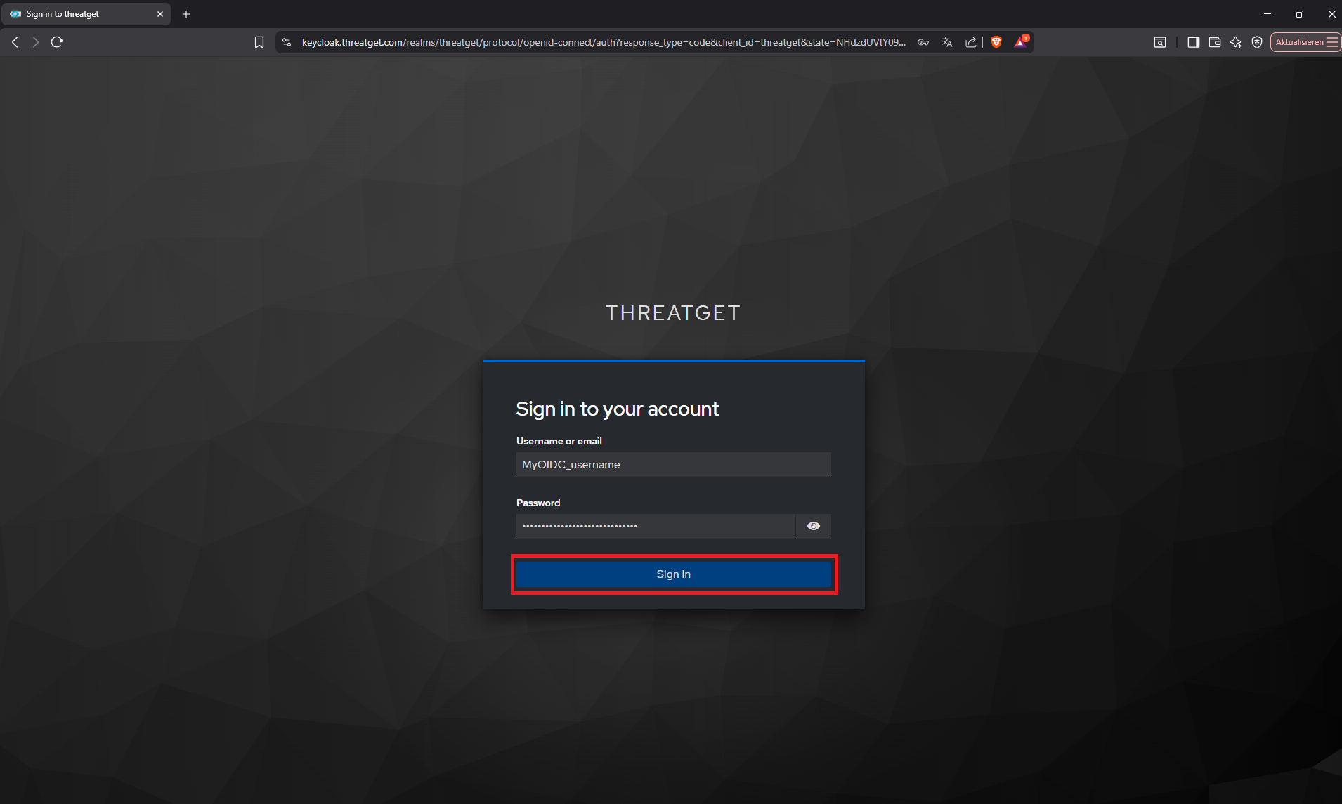 OIDC Login 2