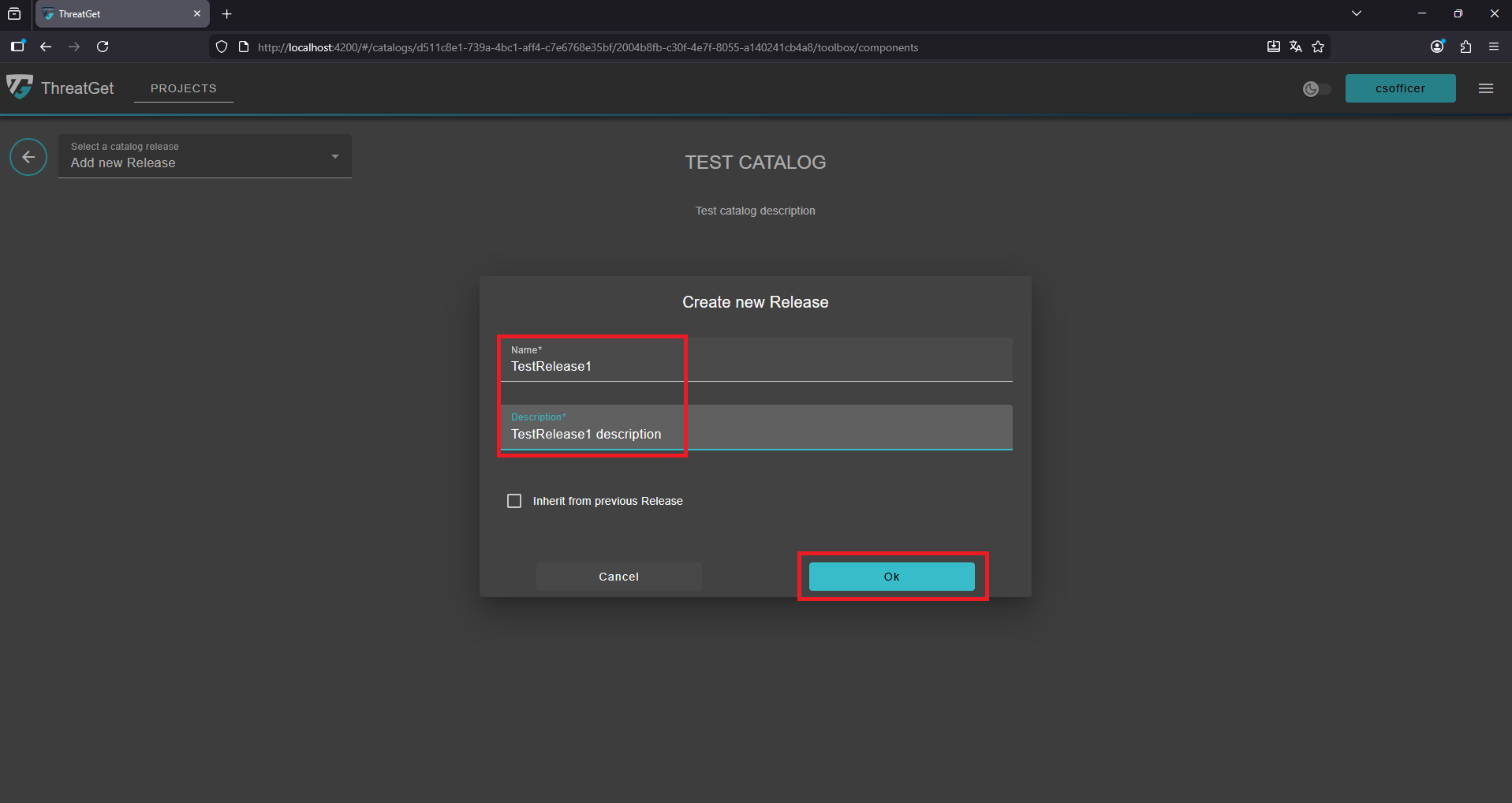 Create new release